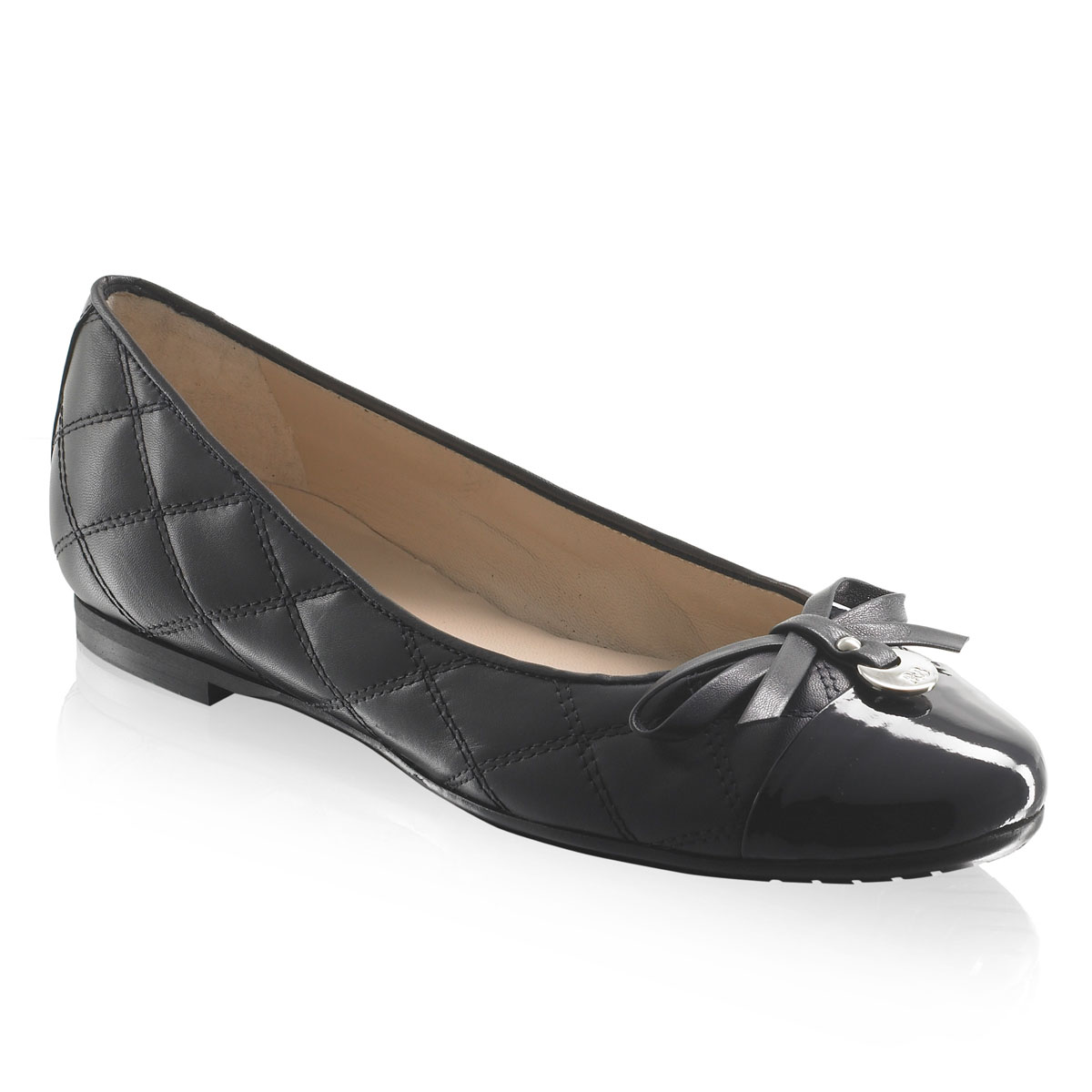 Russell & Bromley CHARMING Quilted Ballet Flat