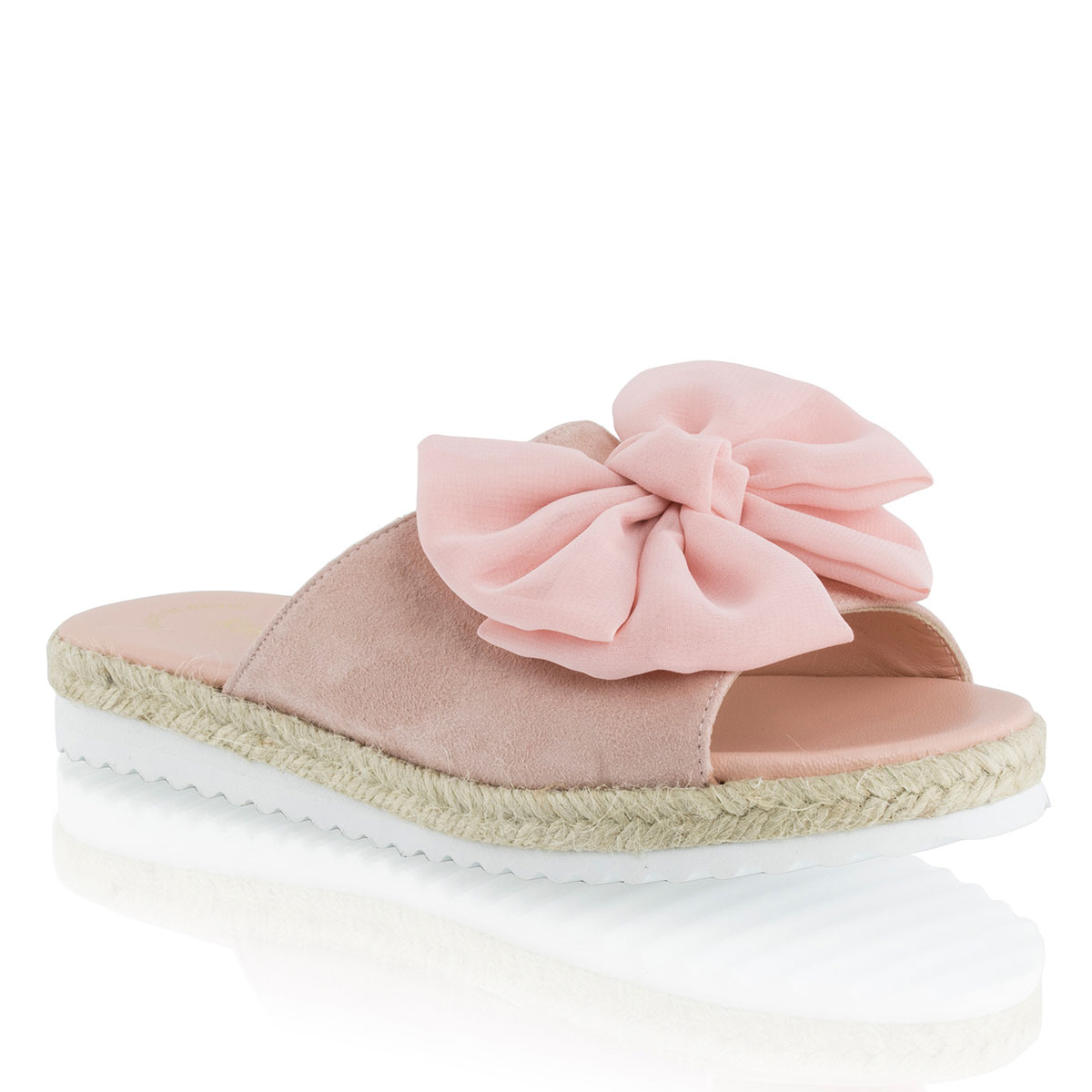 Russell & Bromley ORGANZA Bow Trim Slider