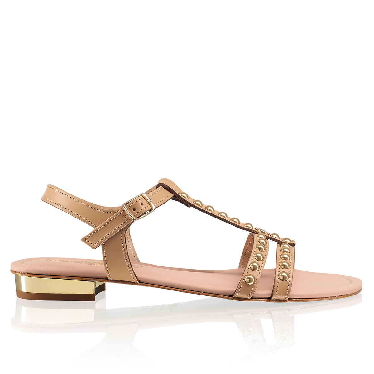 Russell & Bromley PIAZZA Stud Trim Sandal