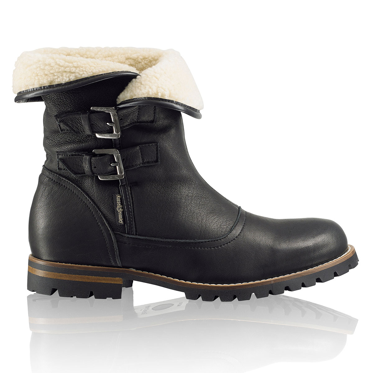 Russell & Bromley AIR STOP Faux Fur Lined Boot