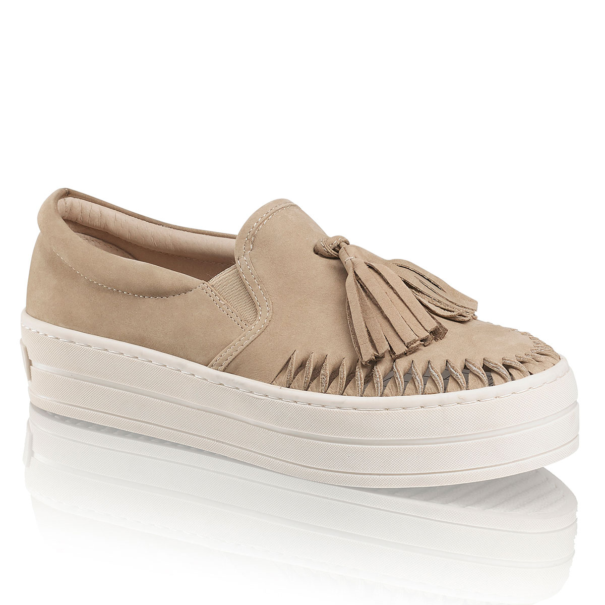 Russell & Bromley HOP J Tassel Flatform Sneaker