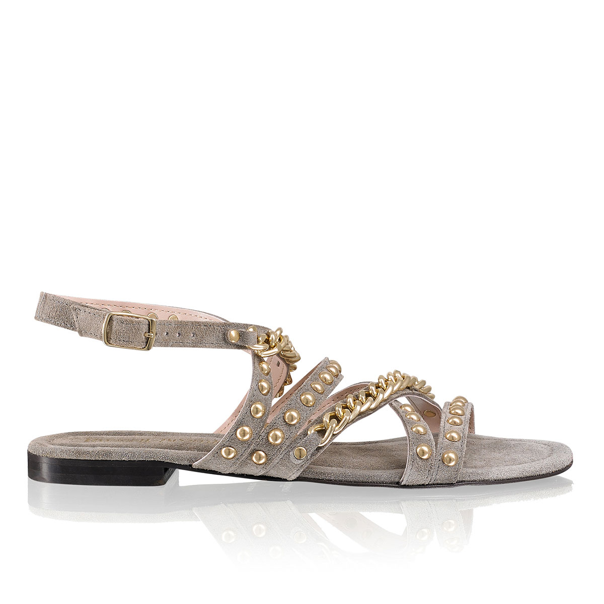 Russell & Bromley PIRATE Chain & Stud Sandal