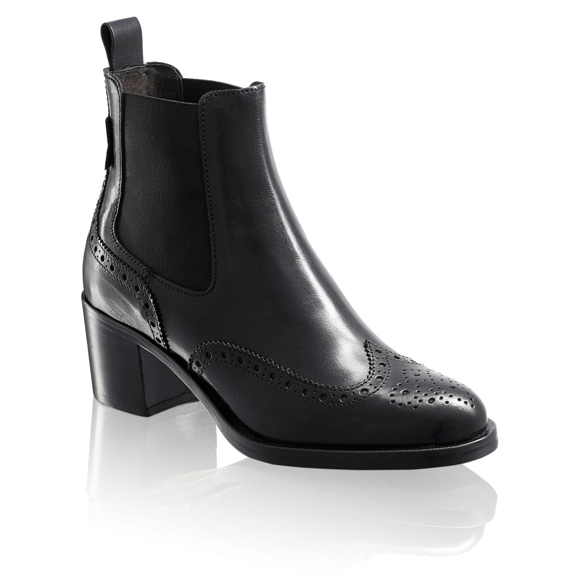 Russell & Bromley CAVENDISH Block Heel Chelsea Boot