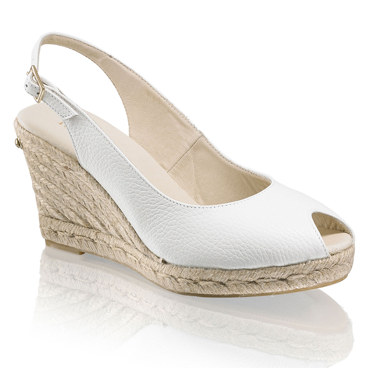 Russell & Bromley CANDYFLOSS Peep Toe Espadrille