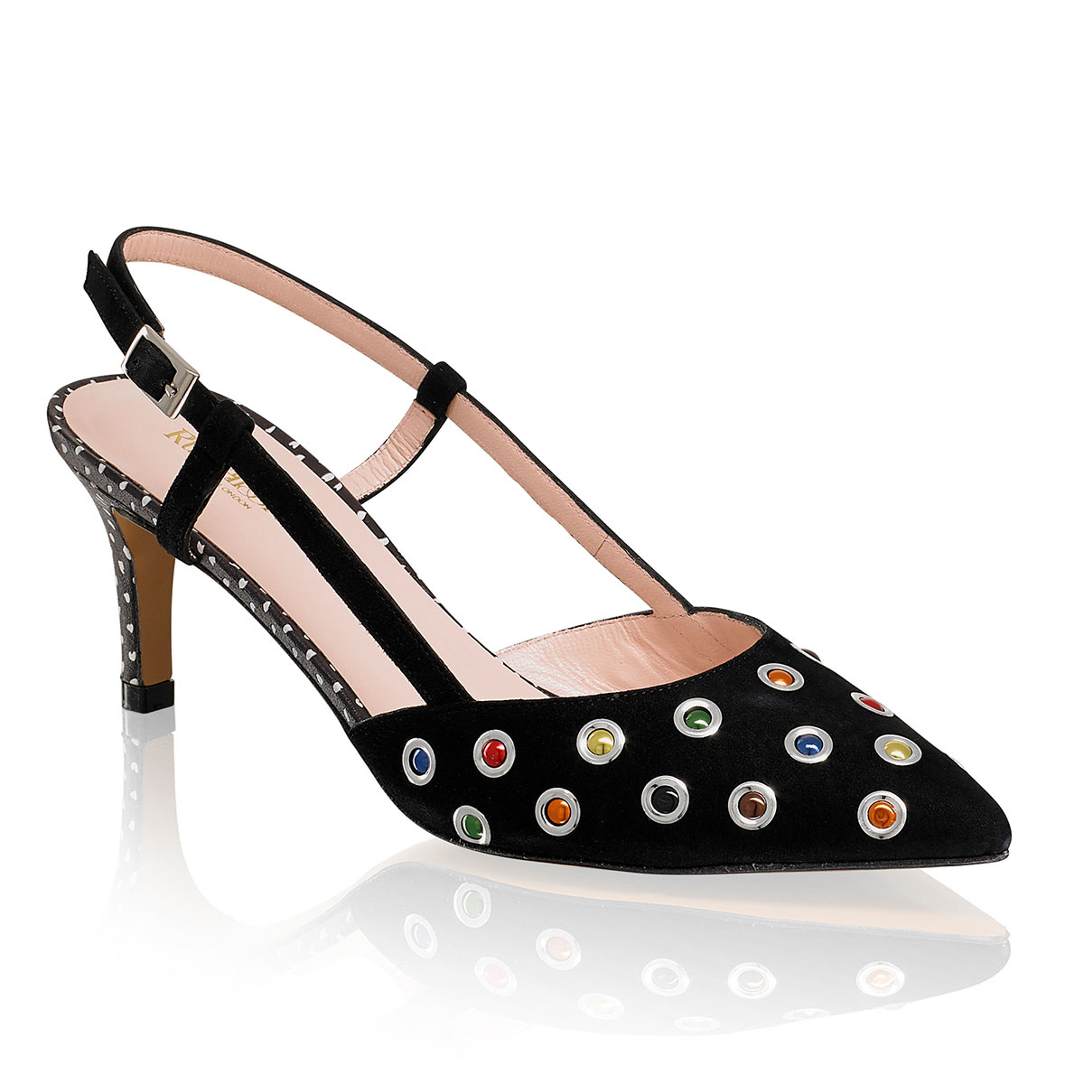 Russell & Bromley VAVAVOOM Kitten Heel Slingback