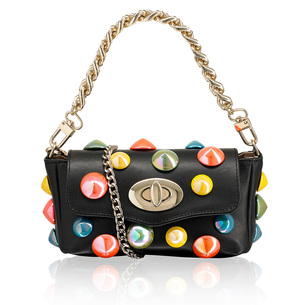 Russell & Bromley CHROMATIC Mini Chain Strap Bag