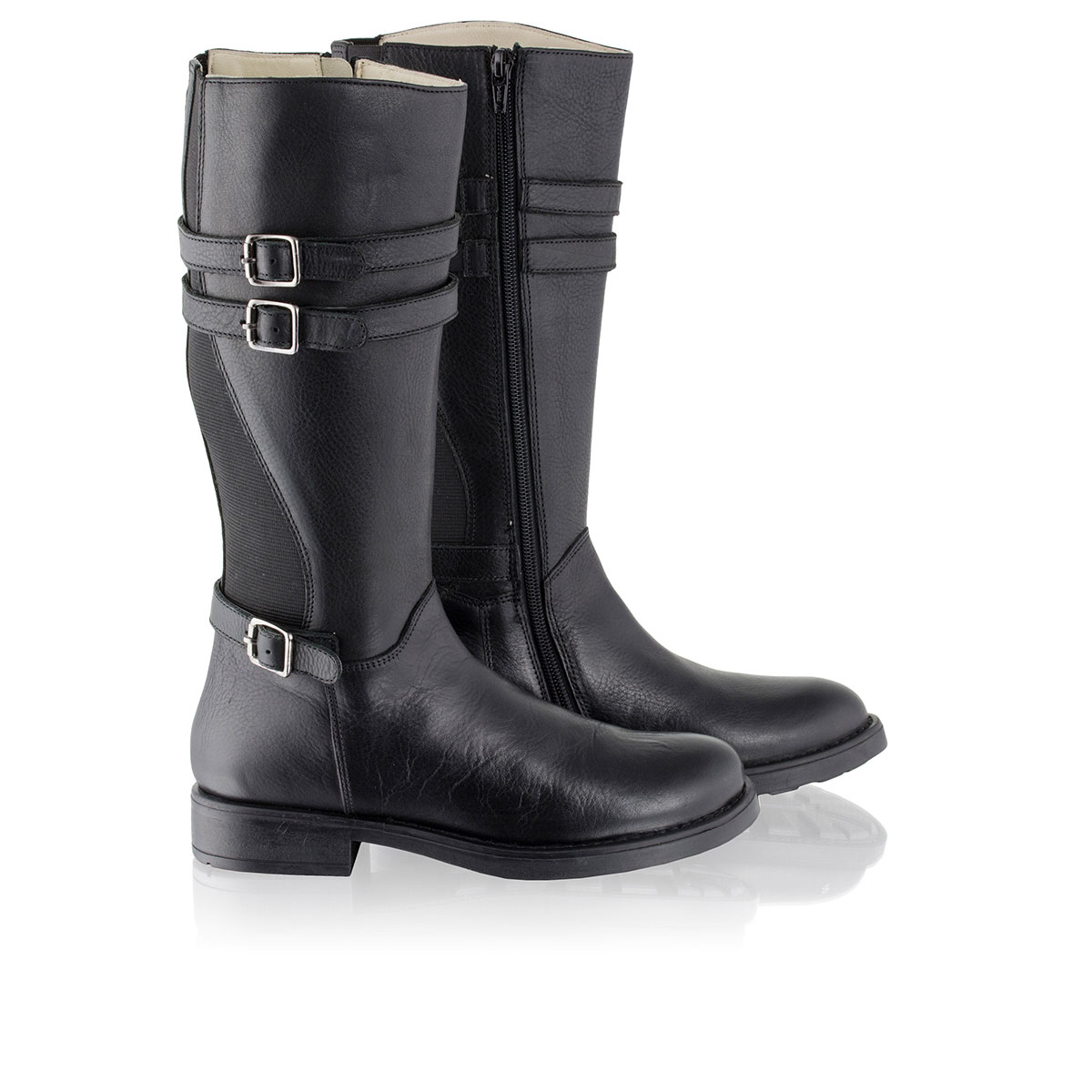Russell & Bromley RIDE HI Buckle Trim Long Boot