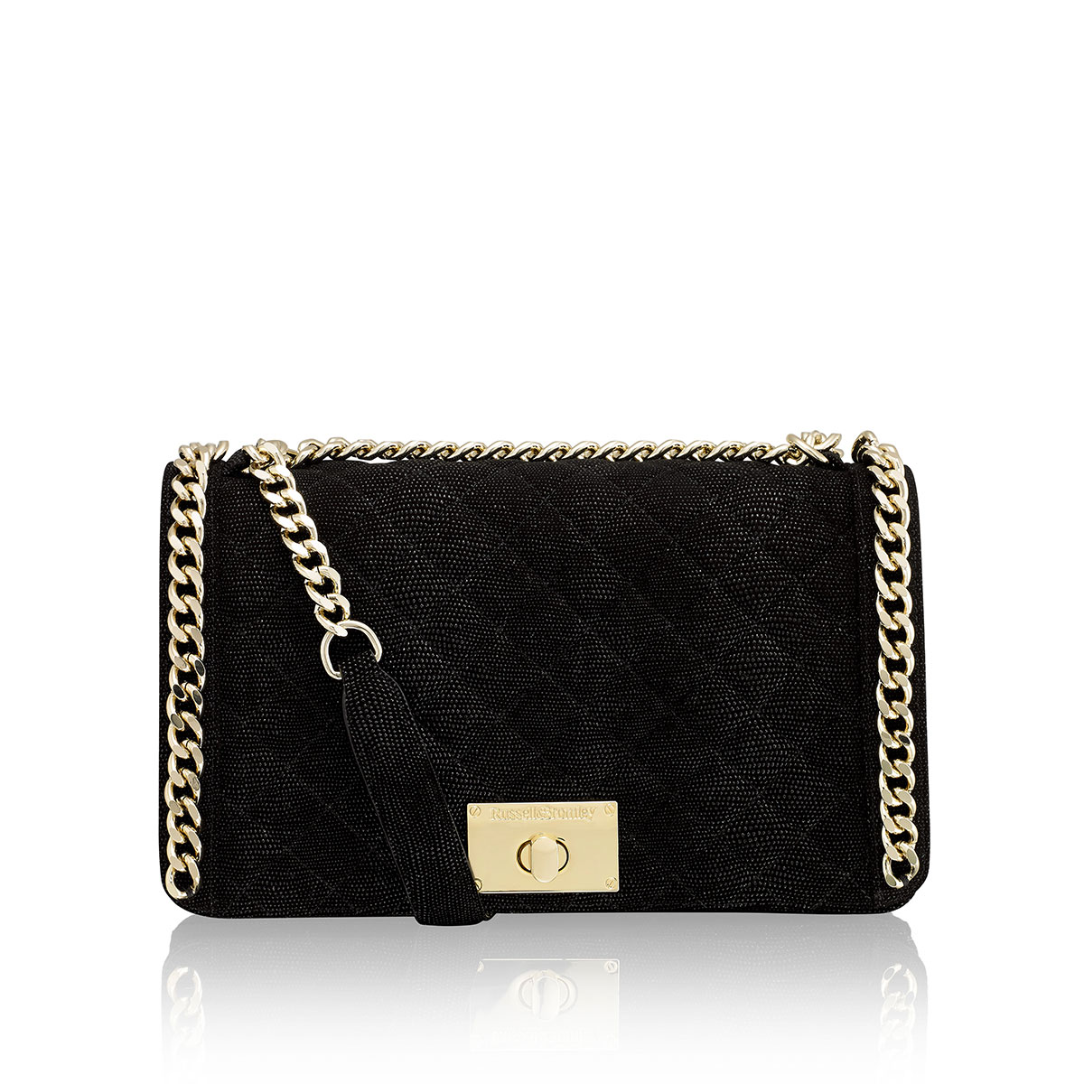 Russell & Bromley CHAINY Chain Trim Shoulder Bag