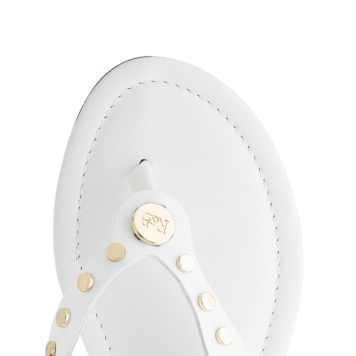 Russell & Bromley DIME Studded Toe Post Sandal