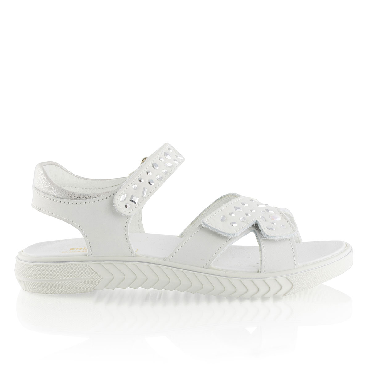 Russell & Bromley PR.JEWEL Embellished Velcro Sandal