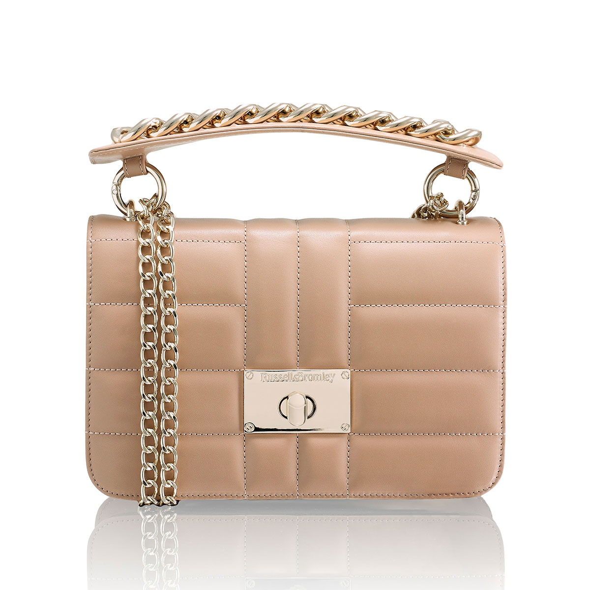 Russell & Bromley PUFFIMIDI Chain Strap Shoulder Bag