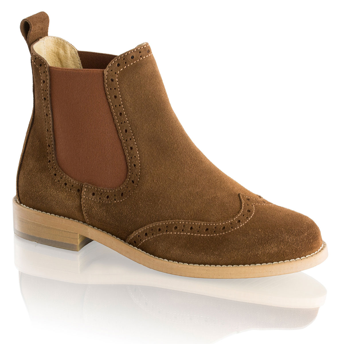 Russell & Bromley MORGAN Brogue Chelsea Boot