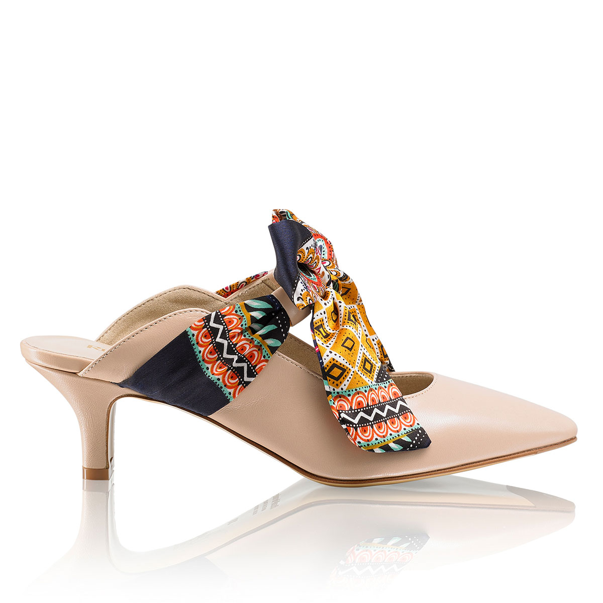 Russell & Bromley MOPPY Silk Bow Mule