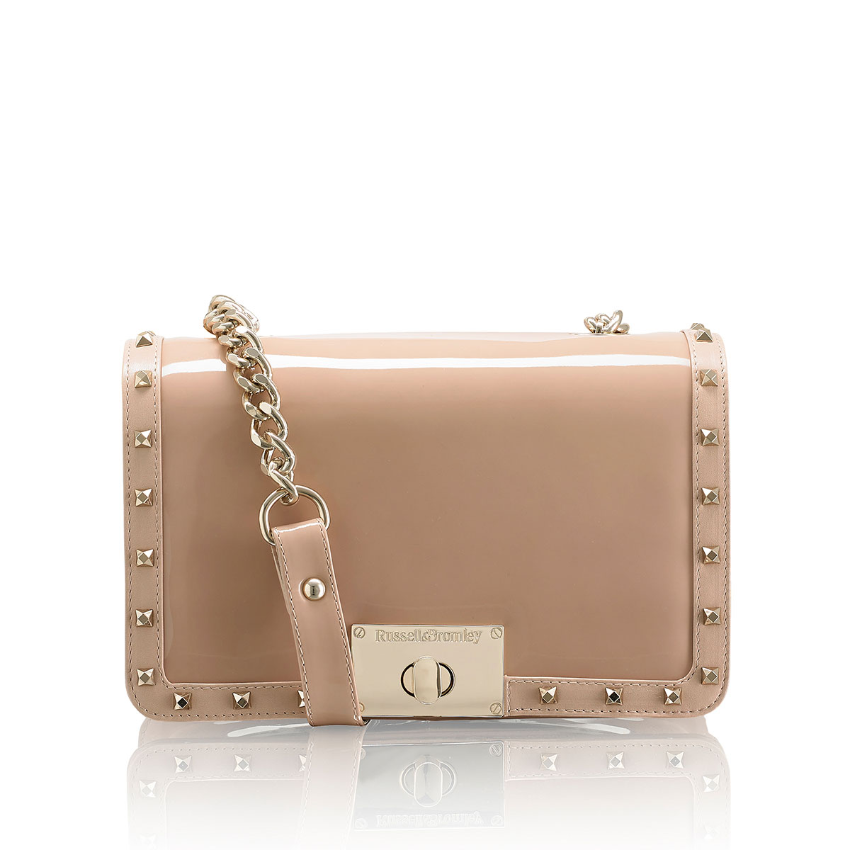 Russell & Bromley XRAY Studded Chain Bag
