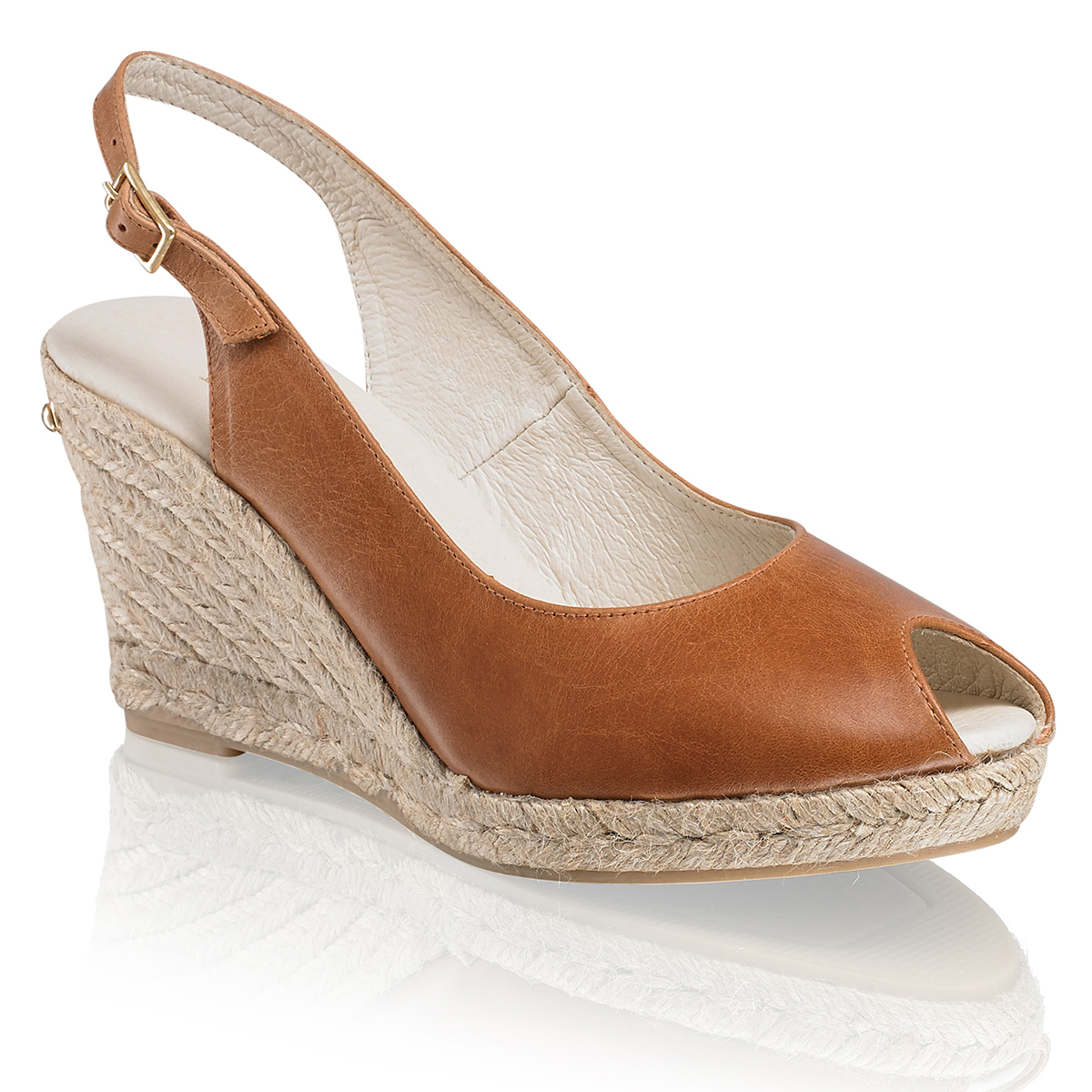 Russell & Bromley CANDYFLOSS Peep Toe Espadrille