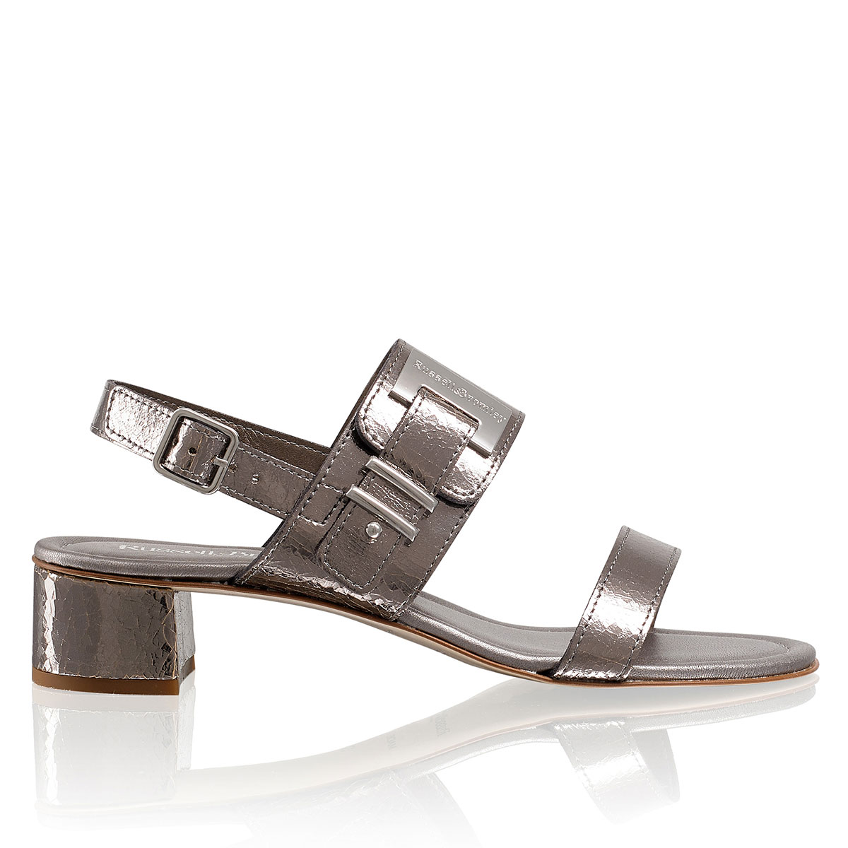 Russell & Bromley HOT PLATE Block Heel Sandal