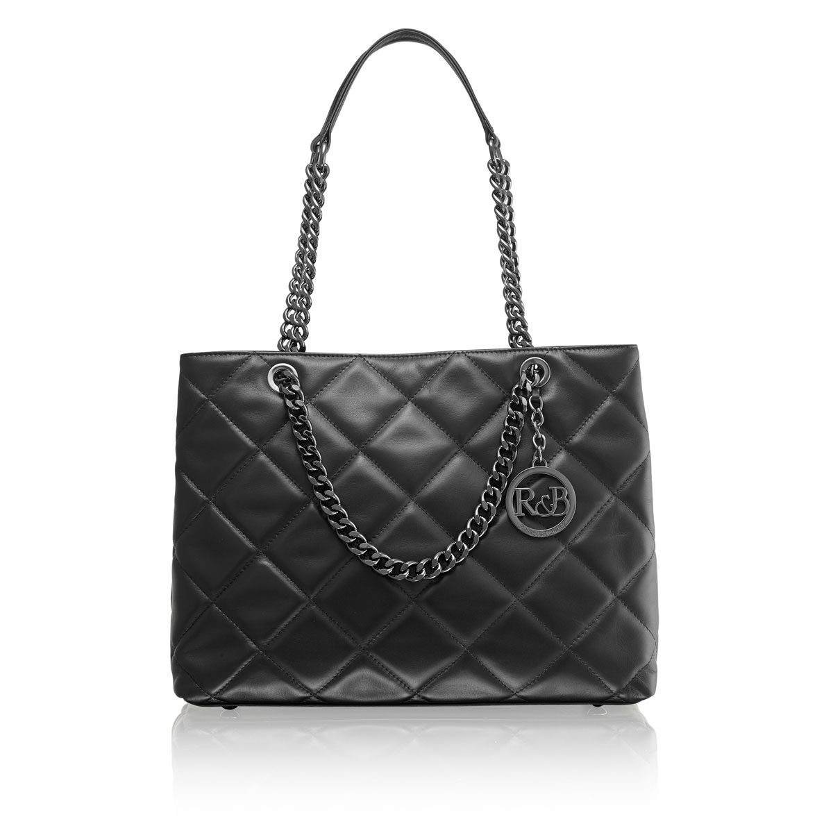 Russell & Bromley QUARTET Chain Trim Tote Bag