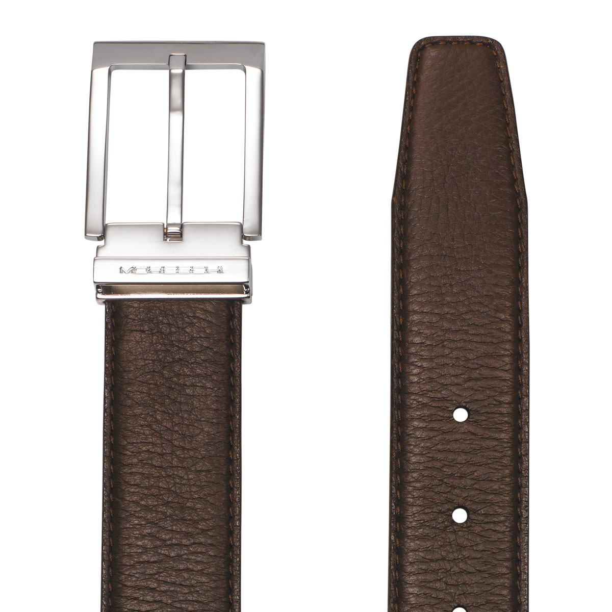 Russell & Bromley BUGATTI Metal Keeper Belt