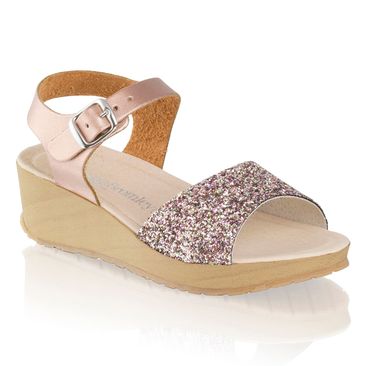 Russell & Bromley ACACIA Buckle Trim Wedge Sandal
