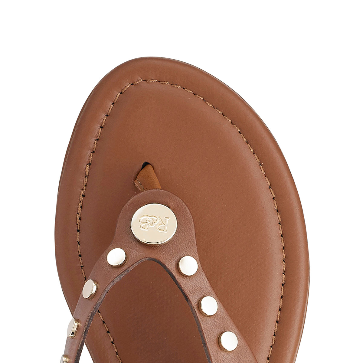 Russell & Bromley DIME Studded Toe Post Sandal