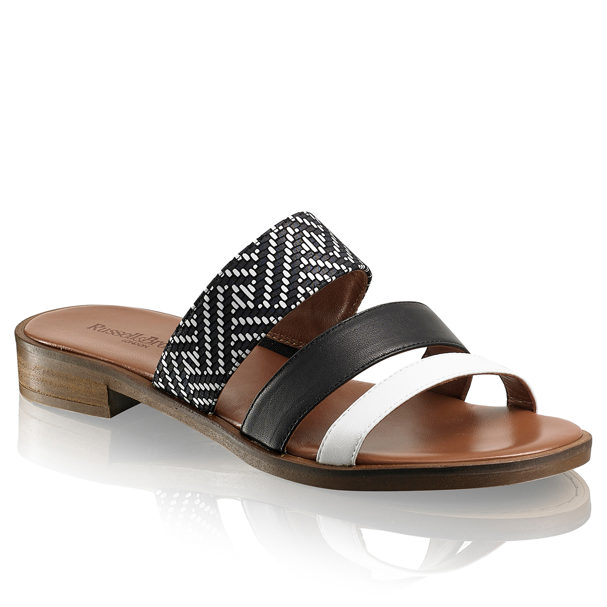 Russell & Bromley BLEEKER Three Strap Slide