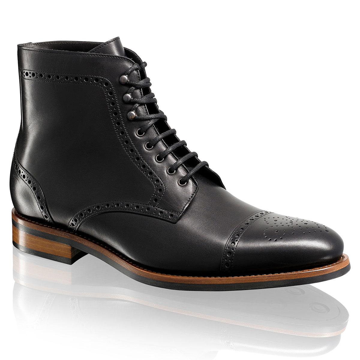 Russell & Bromley WALNUT Brogue Lace Up
