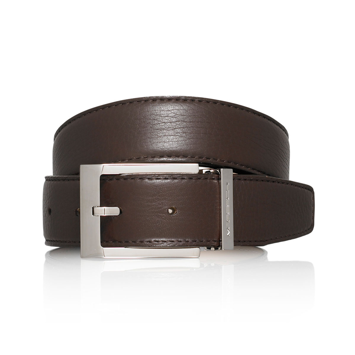 Russell & Bromley BUGATTI Metal Keeper Belt