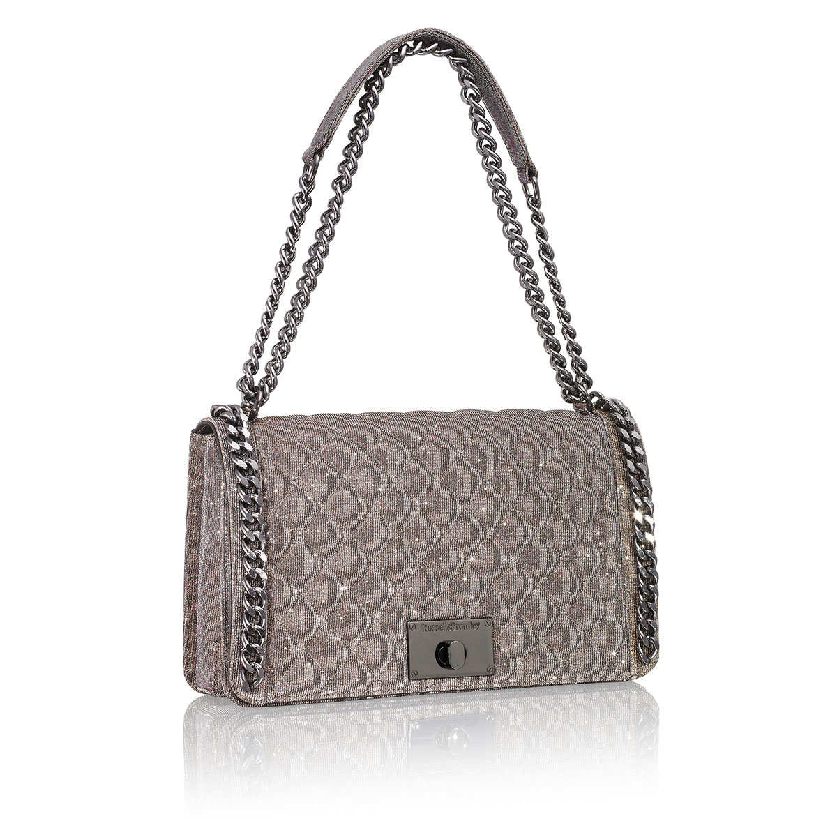 Russell & Bromley CHAINY Chain Trim Shoulder Bag