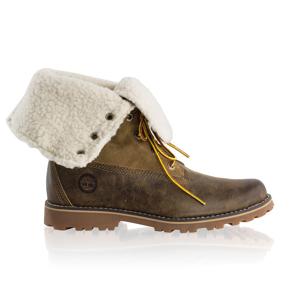 Russell & Bromley AUTHENTICS Faux Shearling Lace Boot