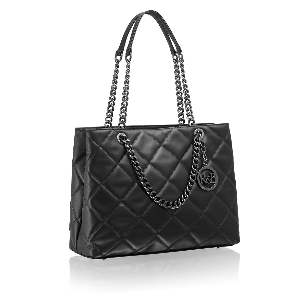 Russell & Bromley QUARTET Chain Trim Tote Bag