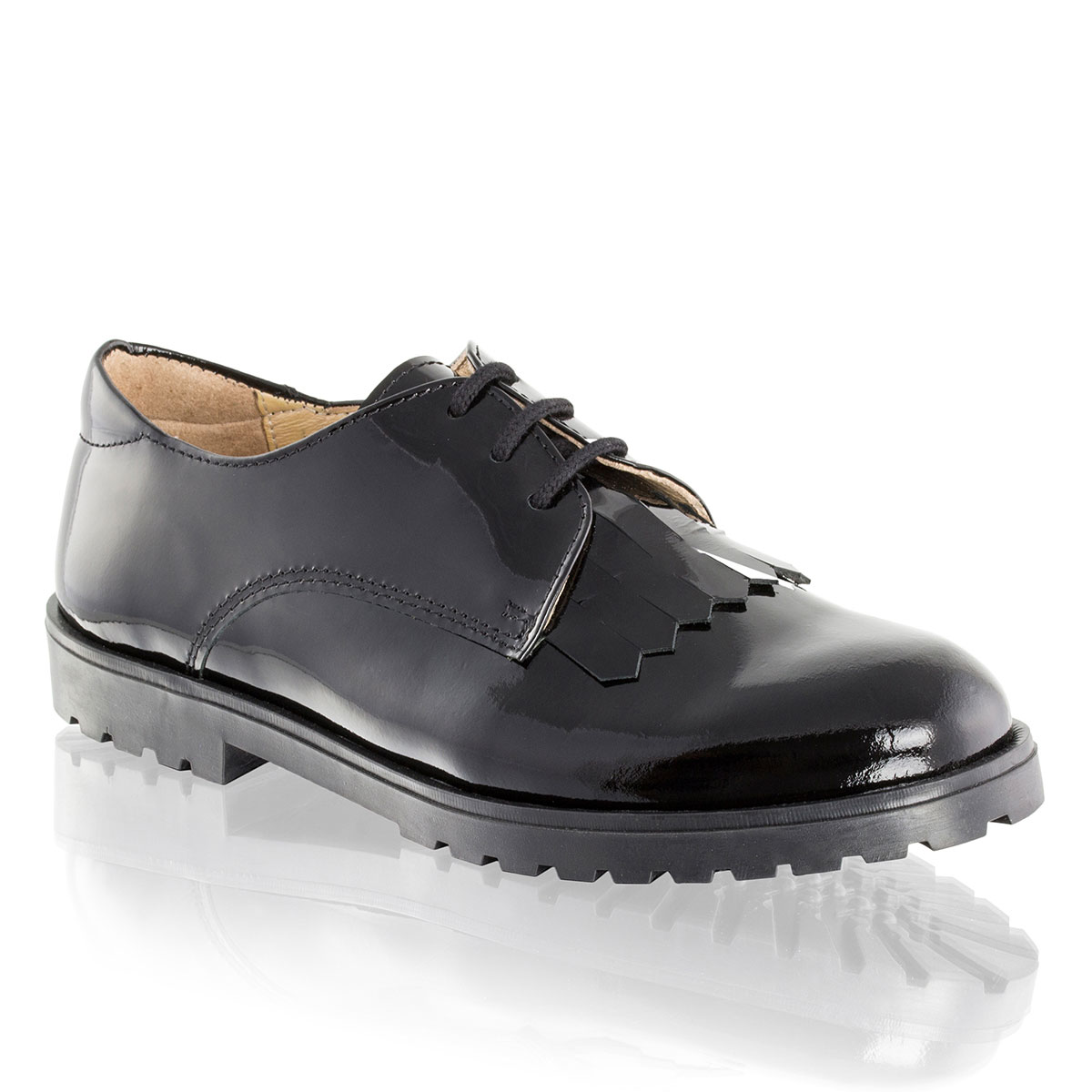 Russell & Bromley NICOLE Fringed Lace Up