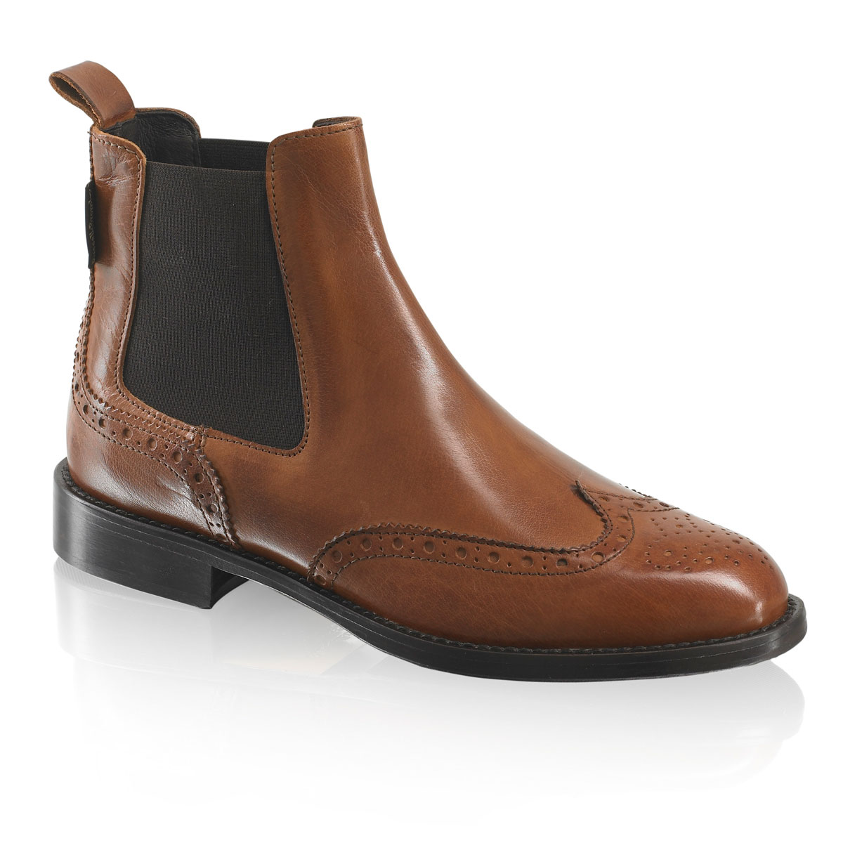 Russell & Bromley CADOGAN Brogue Chelsea Boot