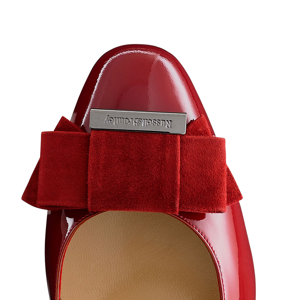Russell & Bromley BOWLINE Mid Heel Bow Court