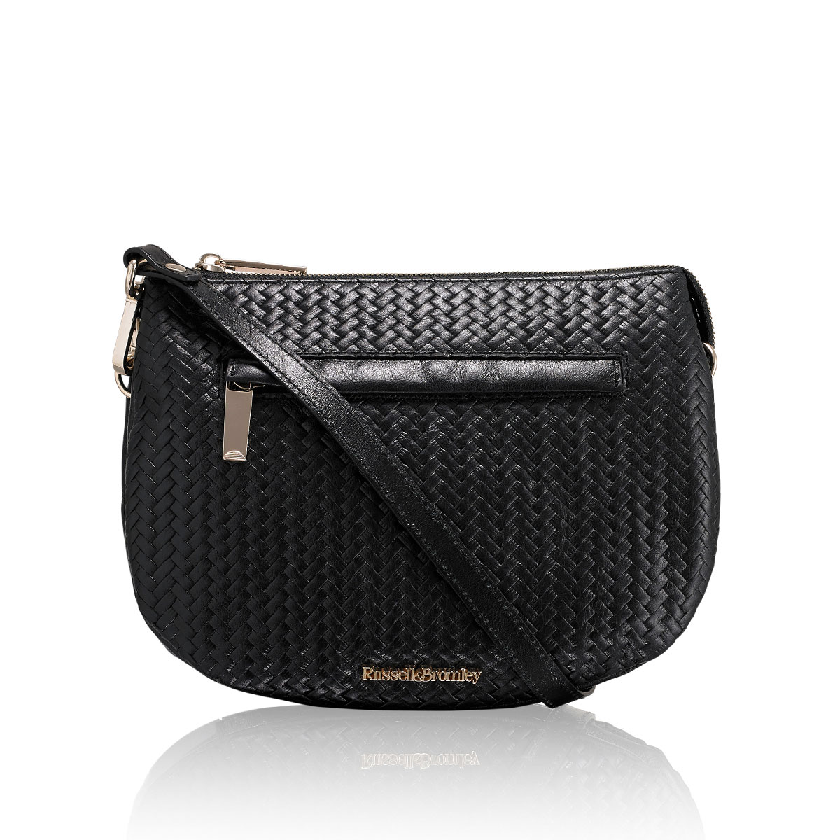 Russell & Bromley ZIP AROUND Woven Crossbody Bag