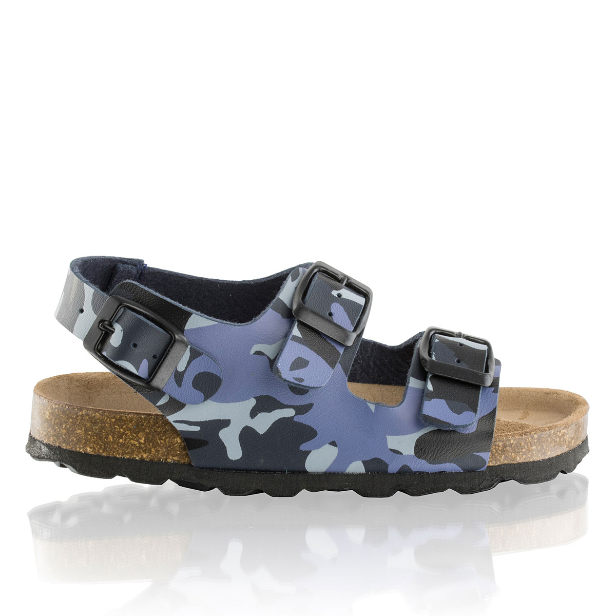Russell & Bromley SUMBA CAMO Triple Buckle Sandal