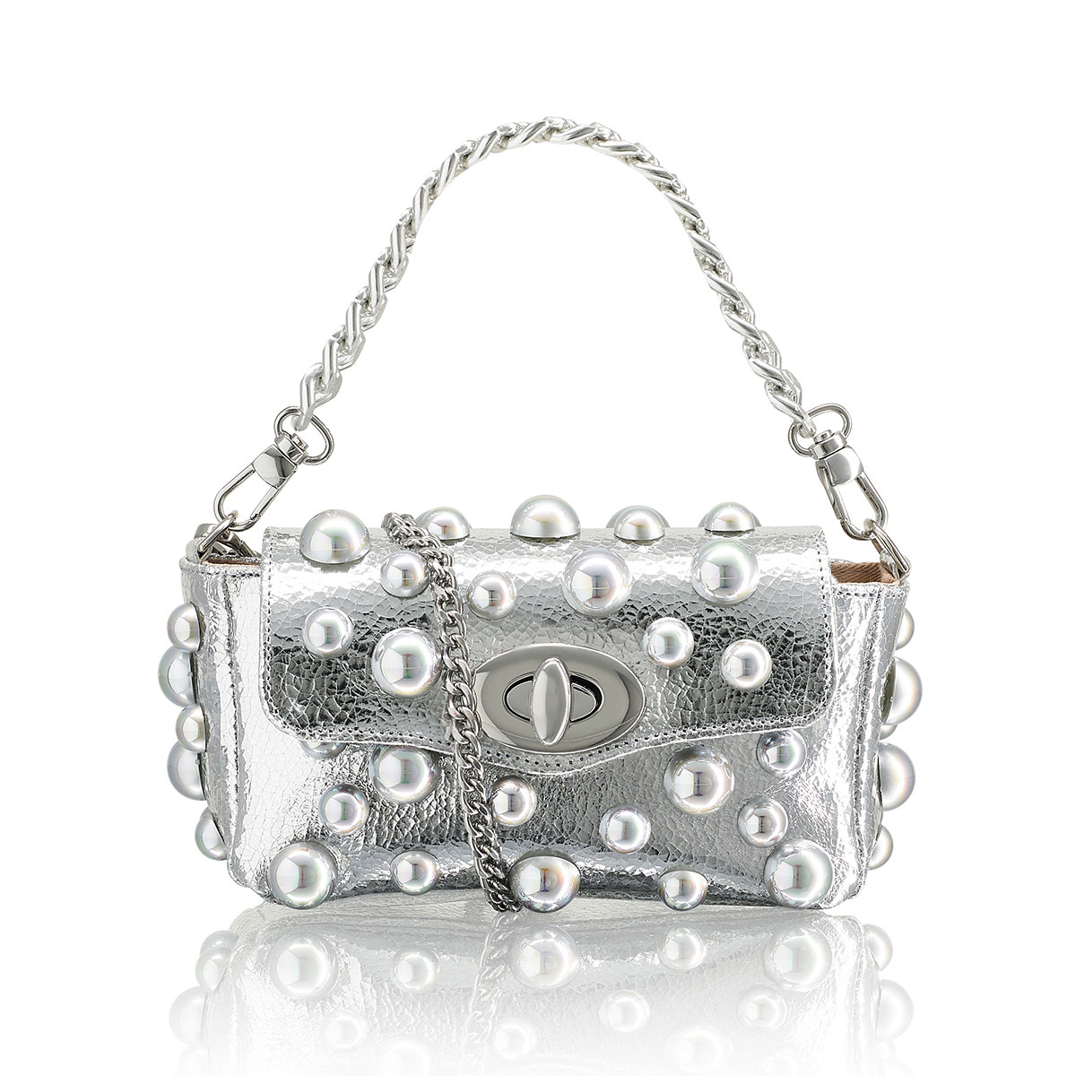 Russell & Bromley BUBBLE Mini Chain Shoulder Bag