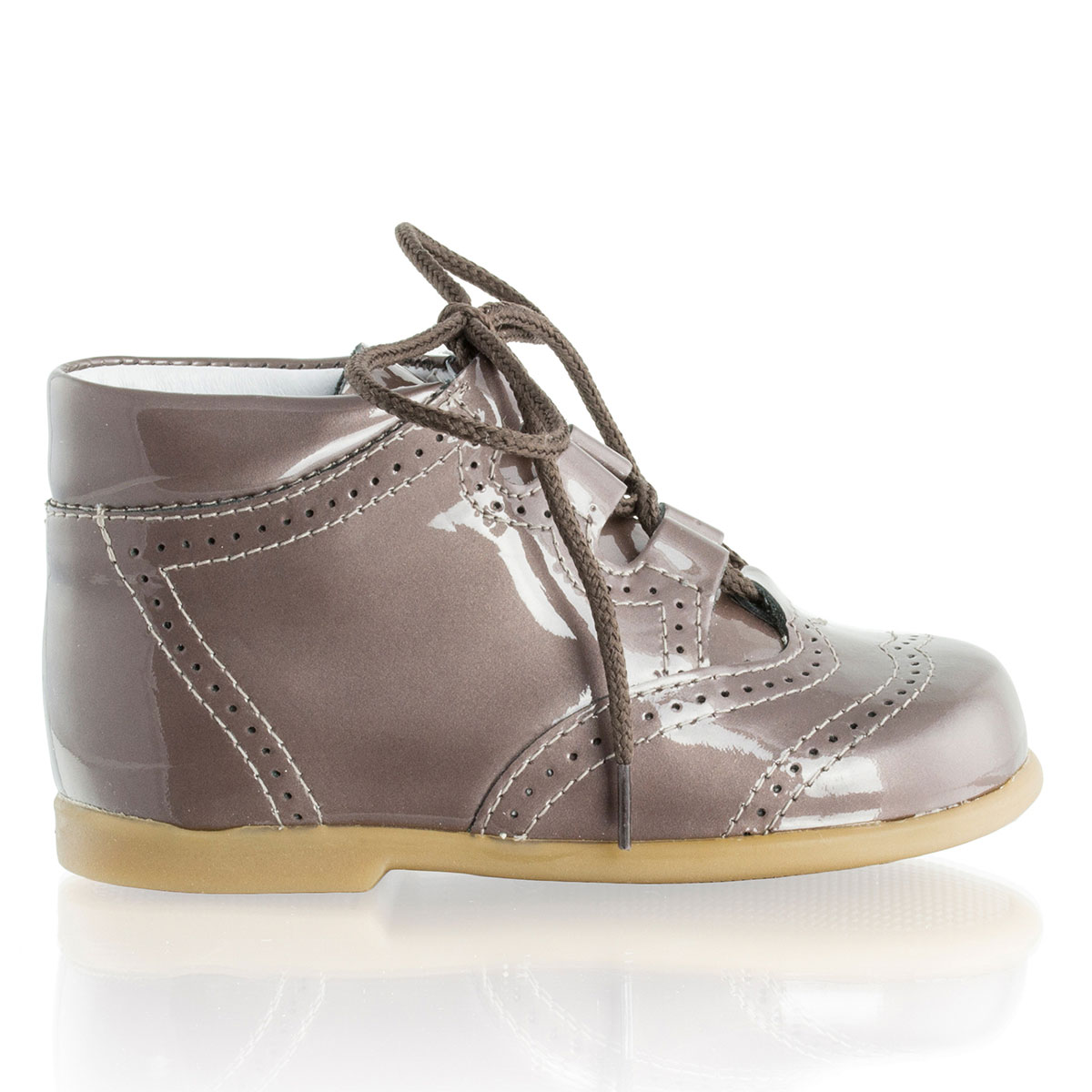 Russell & Bromley GILLY Brogued Lace Up Boot