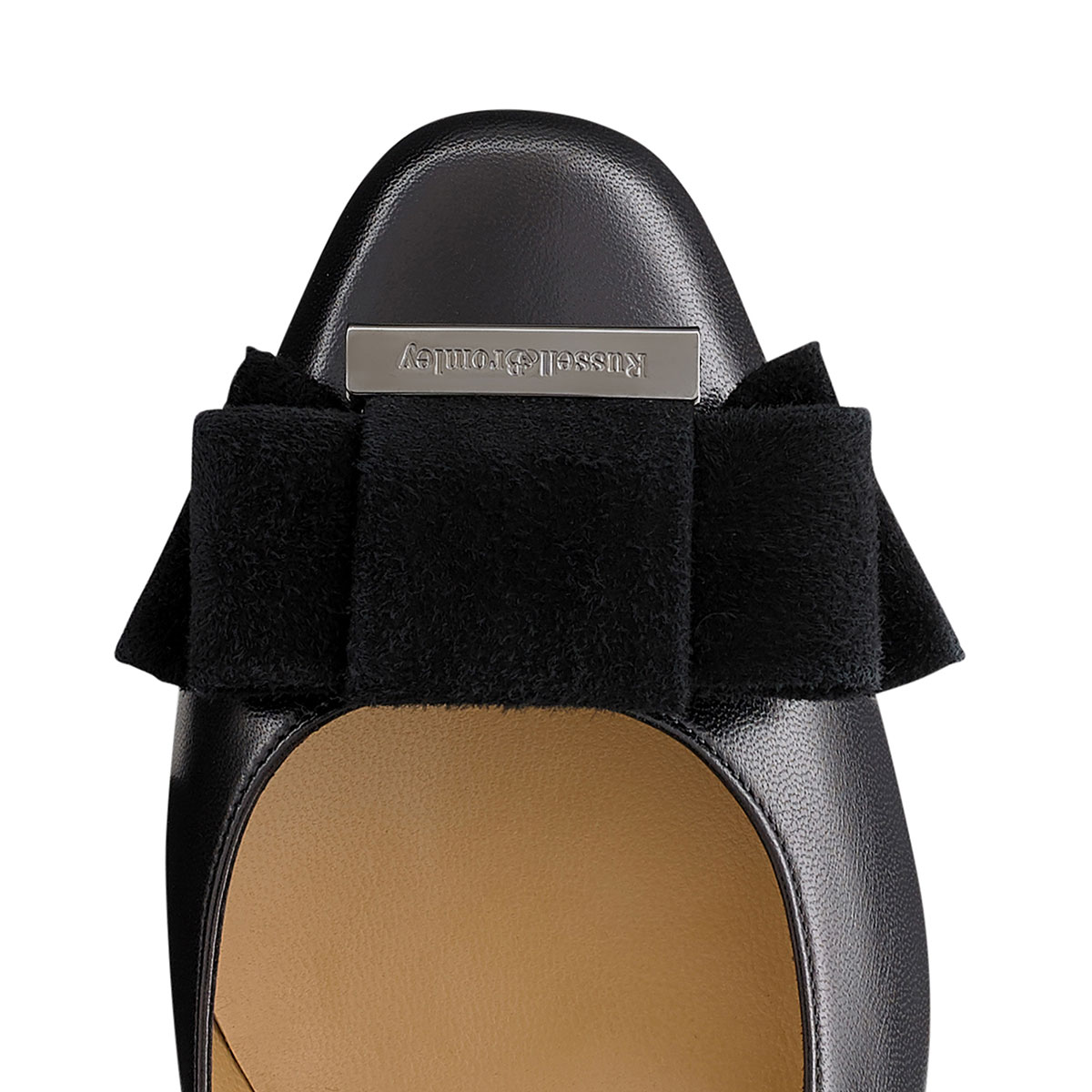 Russell & Bromley BOWLINE Mid Heel Bow Court