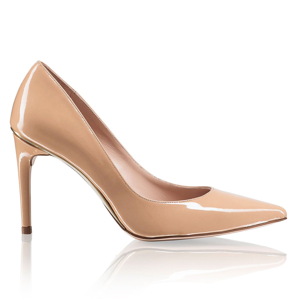 Russell & Bromley LEGEND Gold Trim Stiletto