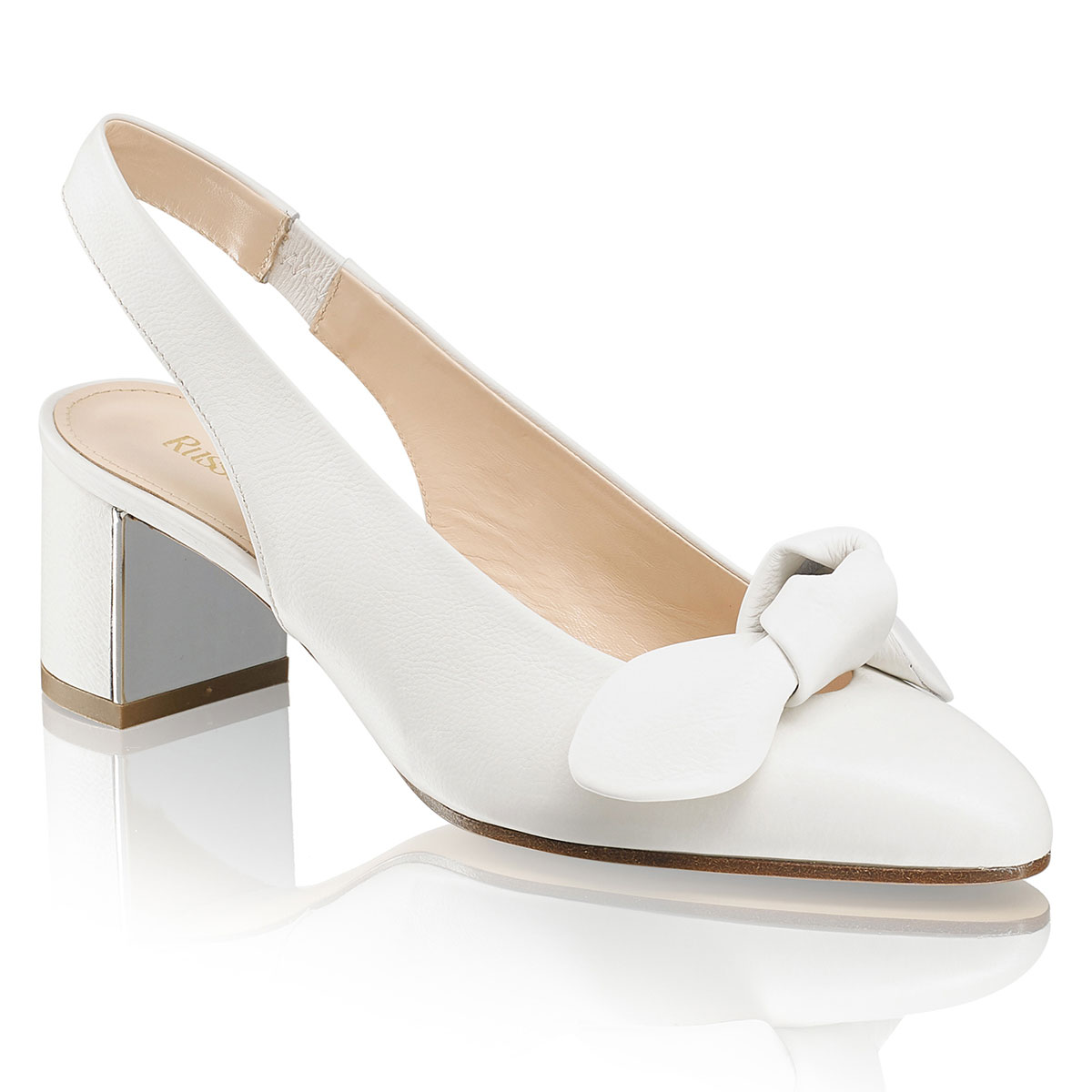 Russell & Bromley DOLORES Bow Trim Slingback