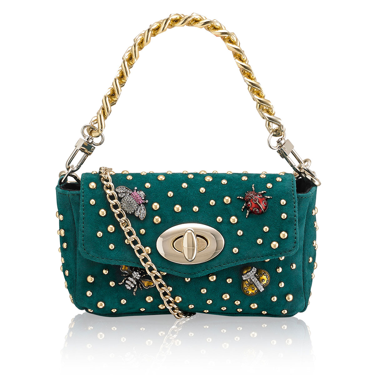 Russell & Bromley HUMBUG Bug Embellished Mini Bag