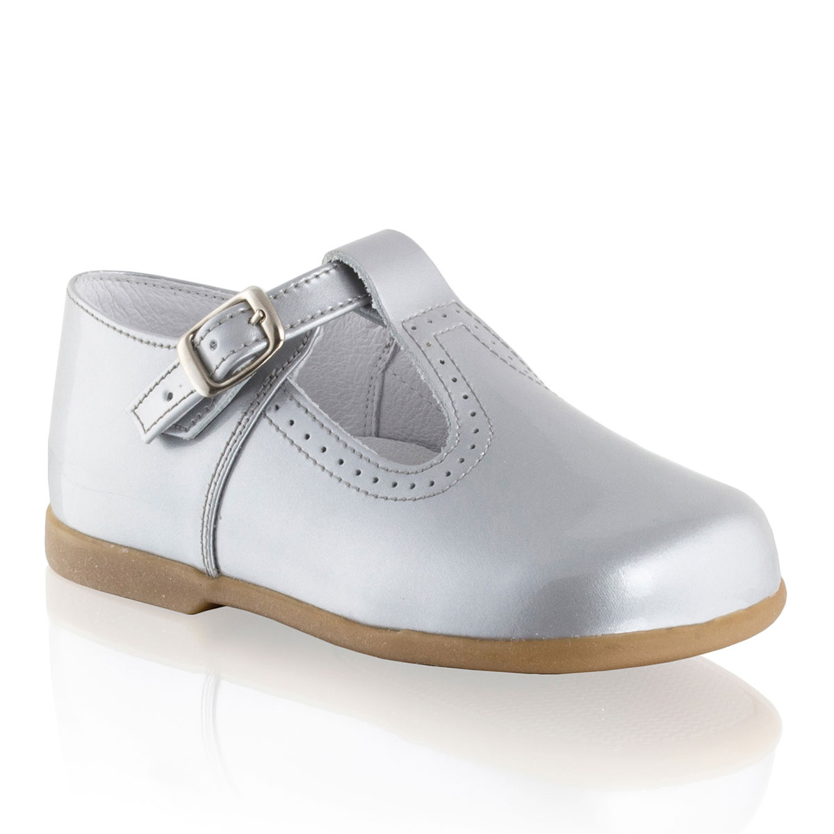 Russell & Bromley BUCKLE T T Bar Buckle Pram Shoe