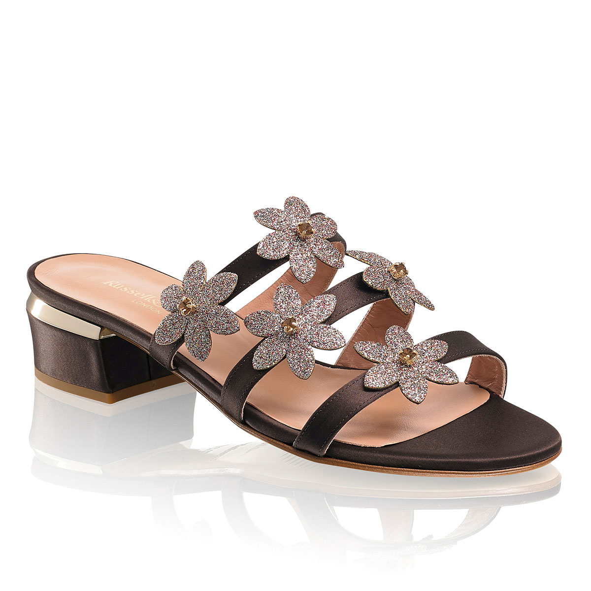 Russell & Bromley BOUQUET Flower Embellished Mule