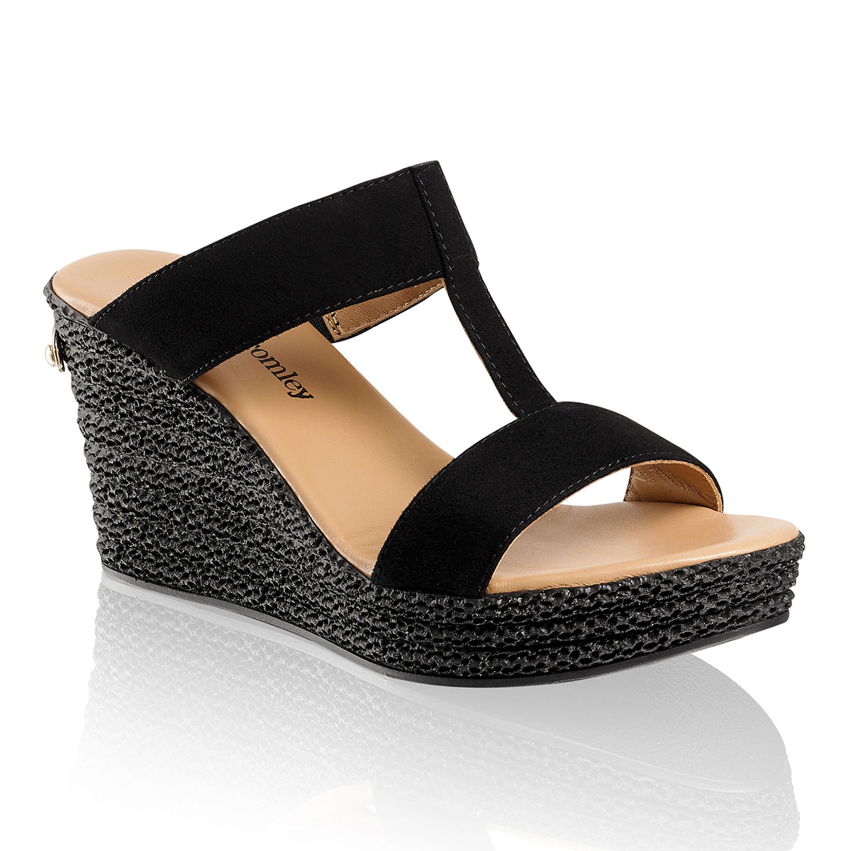 Russell & Bromley PUKKA Suede Wedge