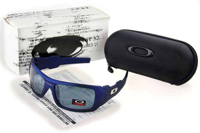 Oakley Antix Sunglasses Darkblue Frame Cyan Lens