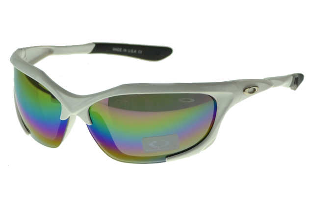 Oakley Asian Fit Sunglasses White Frame Colored Lens