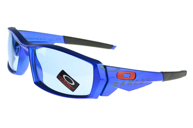 Oakley Oil Rig Sunglasses white Frame multicolor Lens