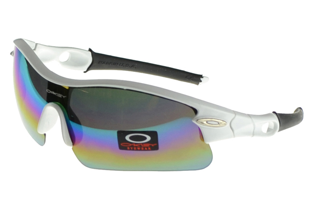 Oakley Radar Range Sunglasses White Frame Gray Lens