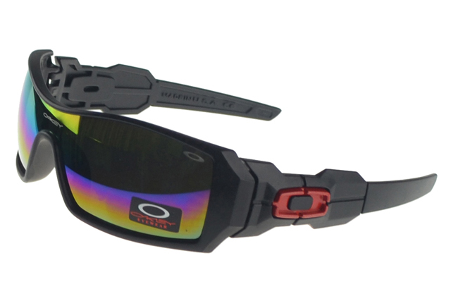 Oakley Oil Rig Sunglasses Black Frame Colored Lens