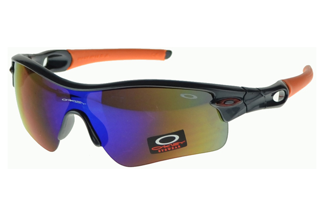 Oakley Radar Range Sunglasses Black Frame Purple Lens